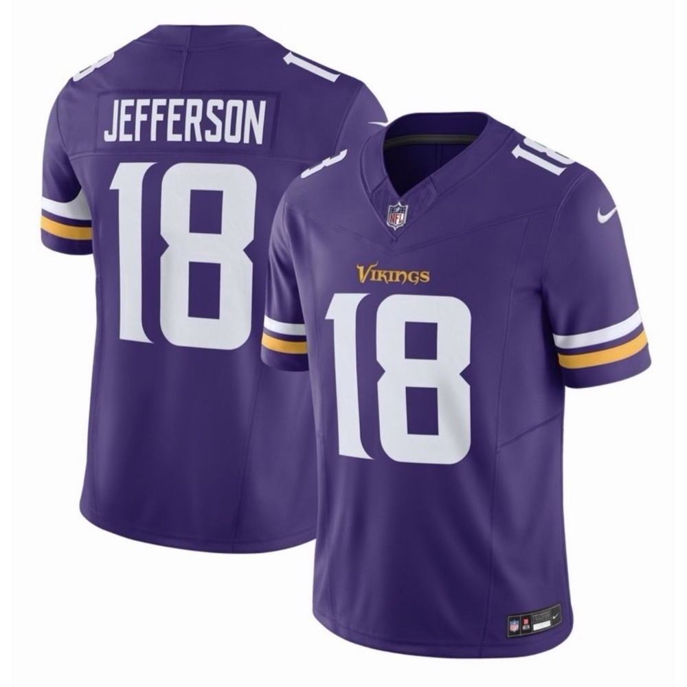 Justin Jefferson Minnesota Vikings Nike Vapor F.U.S.E. Limited Jersey Men XL New